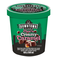 DownTown Choc’n Creamy Caramel jäätis, külmutatud, 500ml/400g/6tk (-18C)